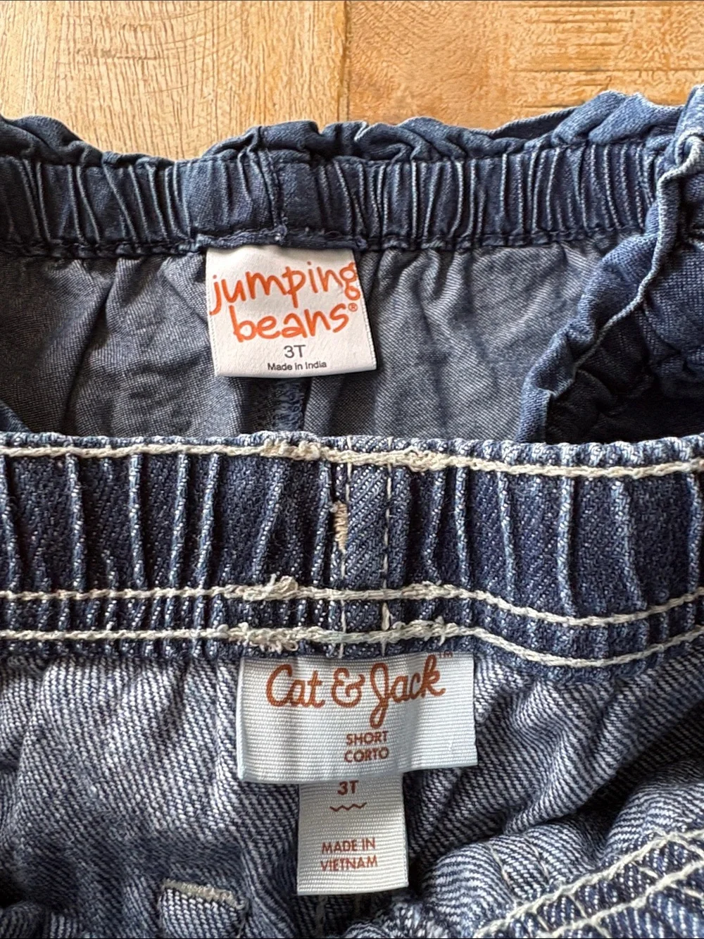 Girls Denim Drawstring Shorts size 3t
